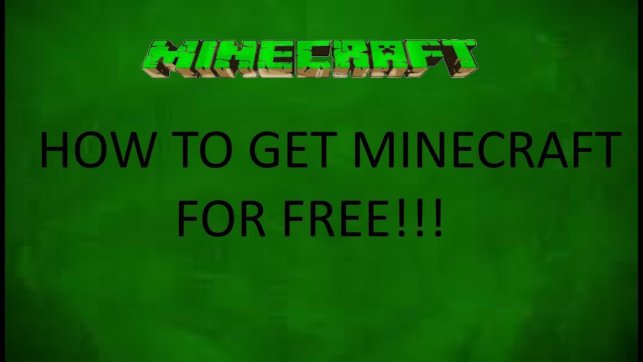 get minecraft free for mac